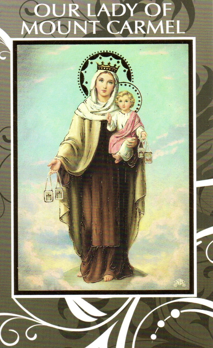 Prayer Card - Our Lady of Mount Carmel – Cardinal Newman Faith ...