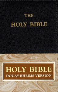 The Holy Bible Douay-Rheims Pocket Size Black Leather