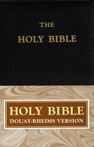 The Holy Bible Douay-Rheims Pocket Size Black Leather