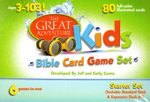 Great Adventure Kids Bible Card Game Set