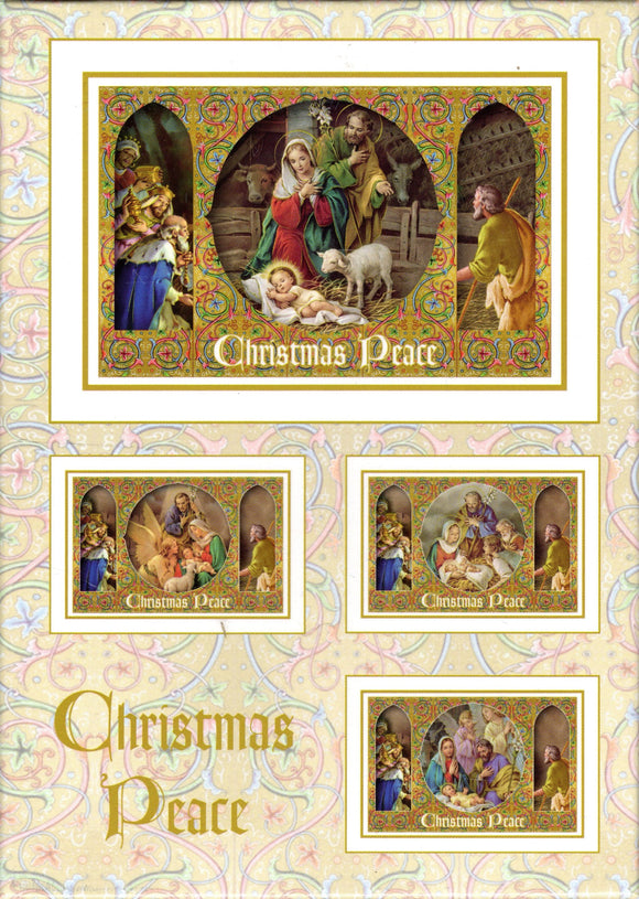 Christmas Cards Boxed 18 Christmas Peace 3 Designs 9301