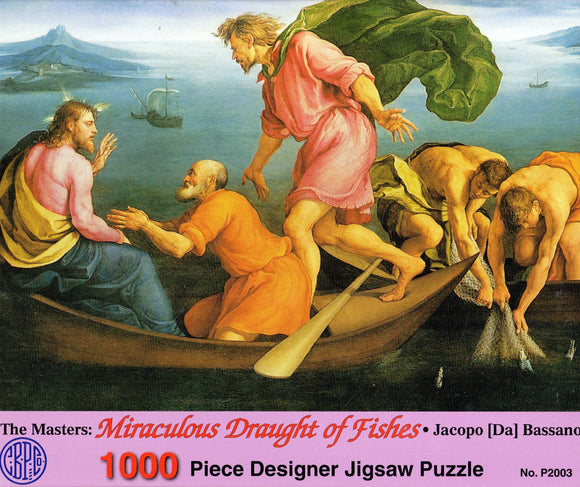 Miraculous Draught of Fishes 1000 Piece Jigsaw Puzzle