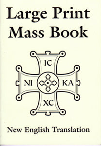 Large Print Mass Book