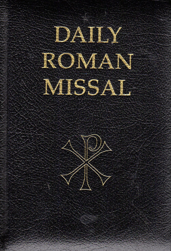 Daily Roman Missal Standard Print with Devotions and Prayers Black