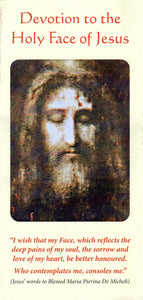 Leaflet - Devotion to the Holy Face of Jesus