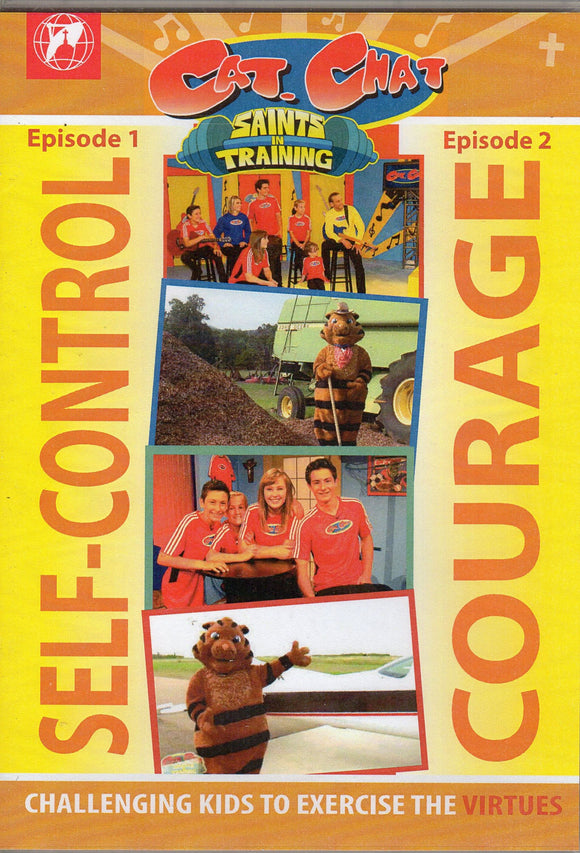 Cat Chat 1 & 2 - Self-Control & Courage Series 2 DVD