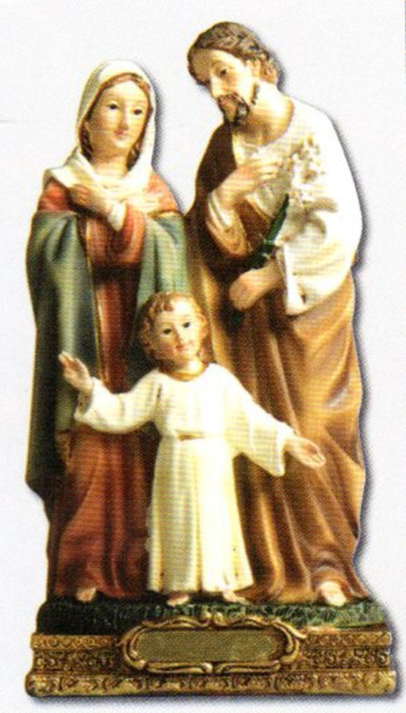 Statue - Holy Family Resin 120mm