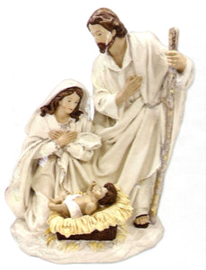 Statue -  Nativity Resin White 280mm