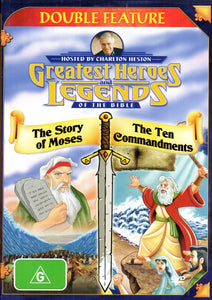 Greatest Heroes and Legends of the Bible - The Story of Moses, The Ten Commandments - DVD Animated