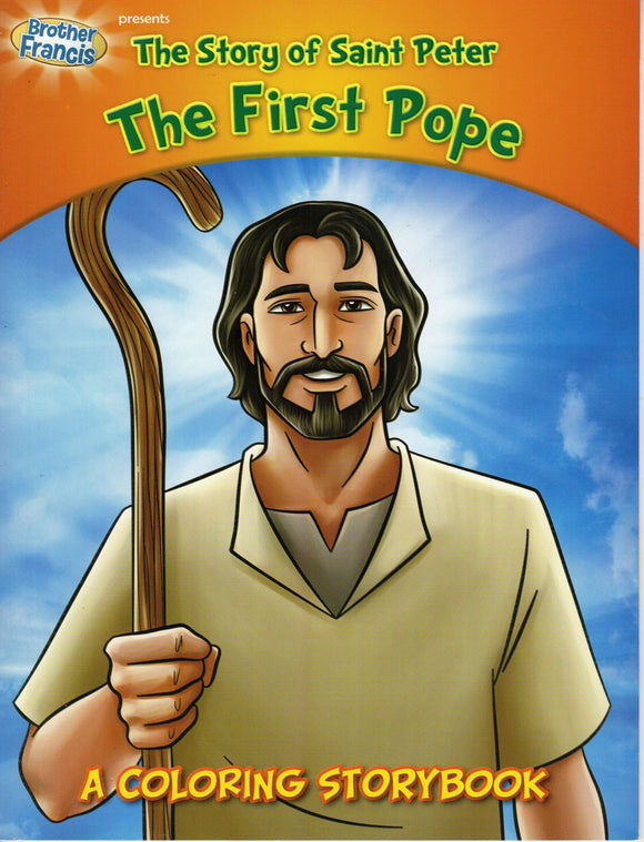 Brother Francis - The Story of Saint Peter The First Pope - A Colouring Storybook