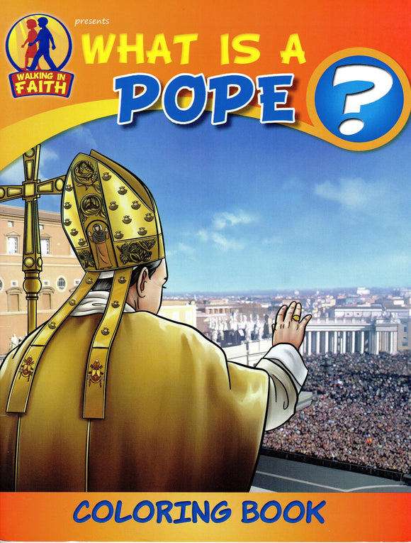 Brother Francis - What is a Pope? - Colouring Book