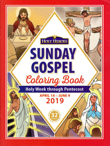 Holy Heroes: Sunday Gospel Colouring Book Holy Week through Pentecost