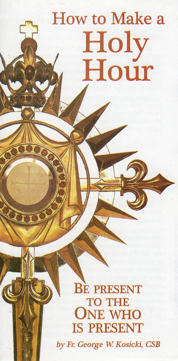 Leaflet - How to Make A Holy Hour