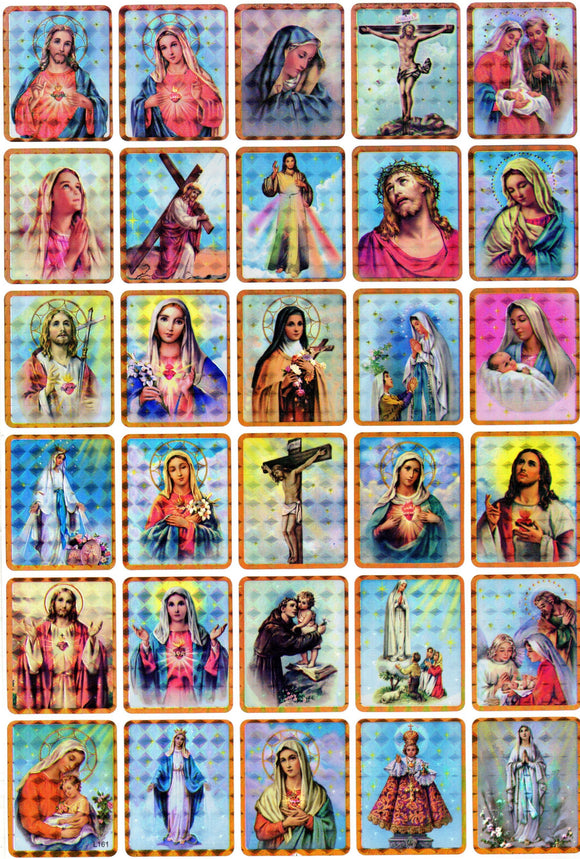 Laser Stickers: 30 Catholic Images