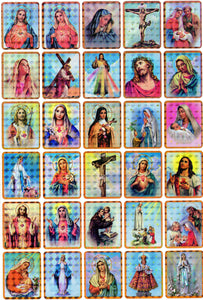 Laser Stickers:  30 Catholic Images