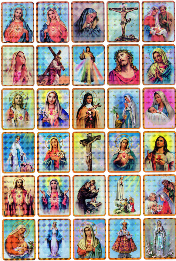 Laser Stickers: 30 Catholic Images