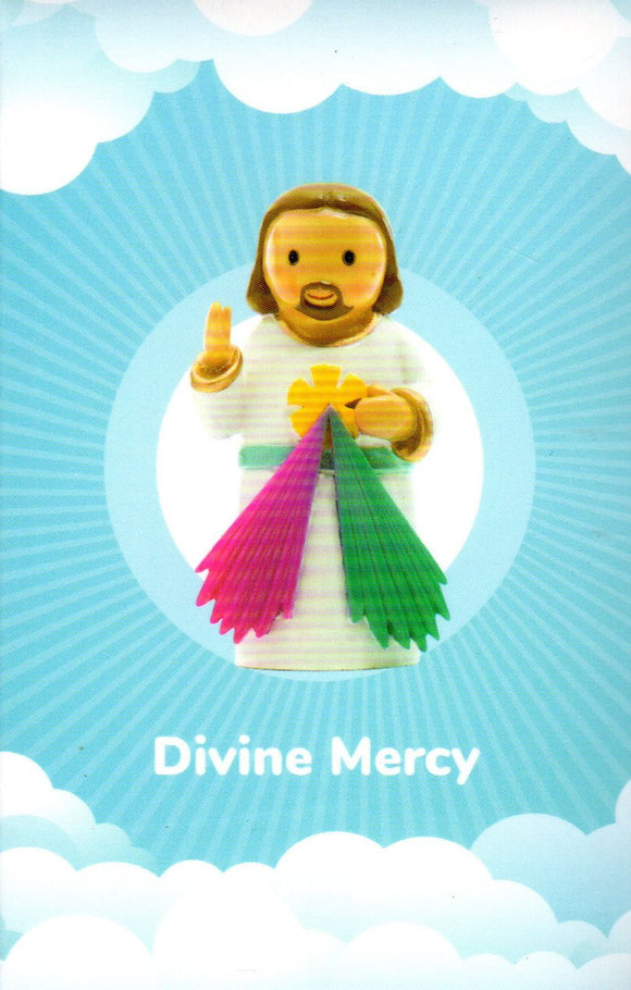 Statue - Divine Mercy (Little Drops of Water) 100mm