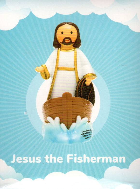 Statue - Jesus the Fisherman (Little Drops of Water) 100mm