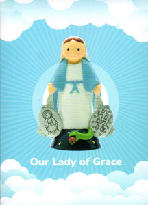 Statue - Our Lady of Grace (Little Drops of Water) 100mm