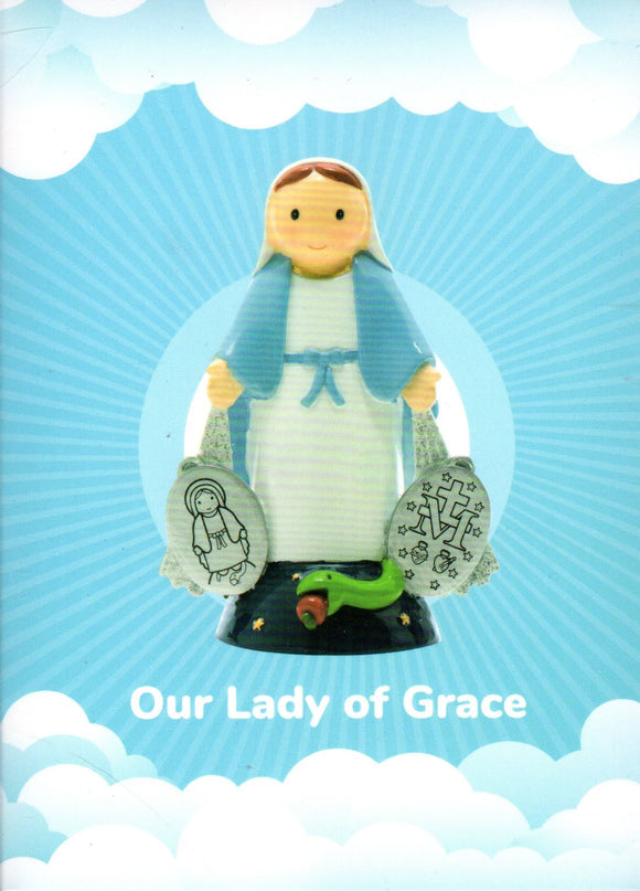 Statue - Our Lady of Grace (Little Drops of Water) 100mm