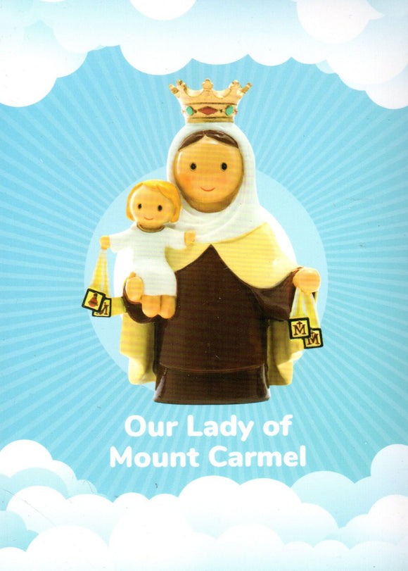 Statue - Our Lady of Mount Carmel (Little Drops of Water) 100mm