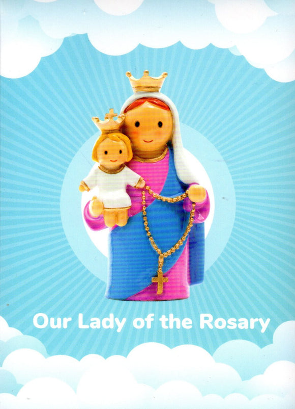 Statue - Our Lady of the Rosary (Little Drops of Water) 100mm