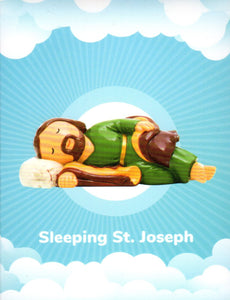 Statue - Sleeping St Joseph (Little Drops of Water) 100mm