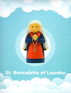 Statue - St Bernadette of Lourdes (Little Drops of Water) 100mm