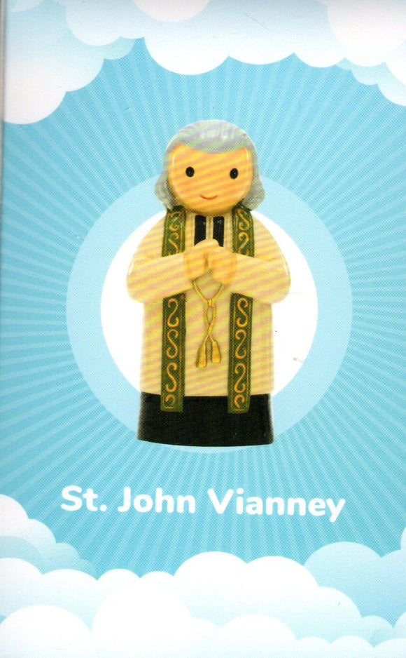 Statue - St John Vianney (Little Drops of Water) 100mm