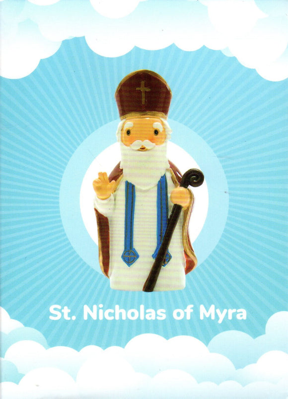 Statue - St Nicholas of Myra (Little Drops of Water) 100mm