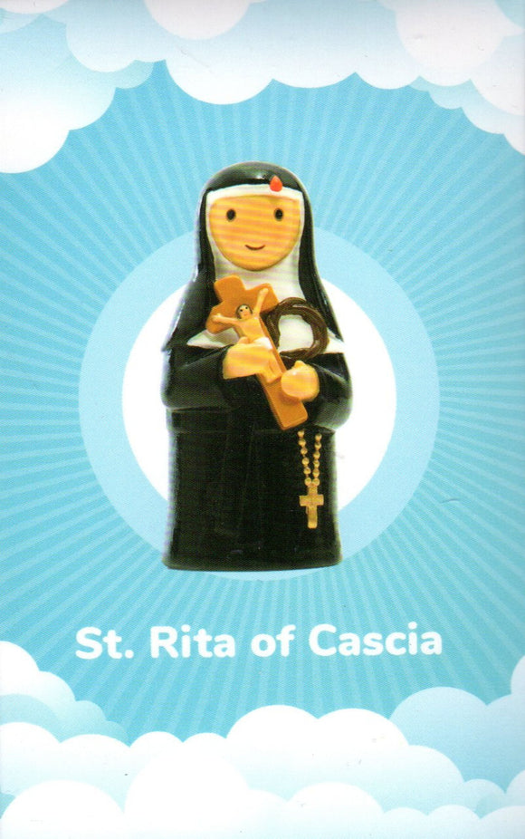 Statue - St Rita of Cascia (Little Drops of Water) 100mm