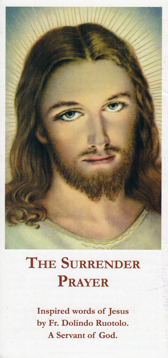 Leaflet - The Surrender Prayer English