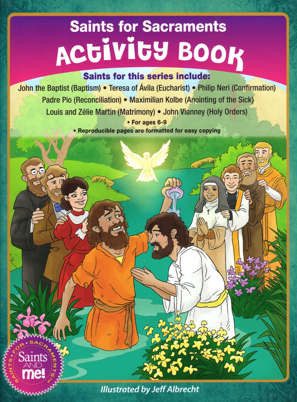 Saints for Sacraments Activity Book - Volume 1