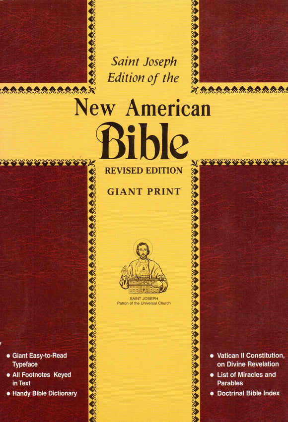 New American Bible Revised Edition Giant Print Imitation Leatherette