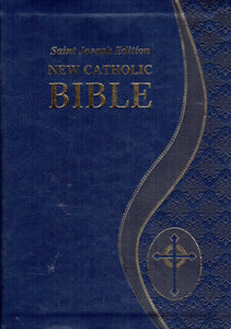 New Catholic Bible (St Joseph Giant Type) Blue