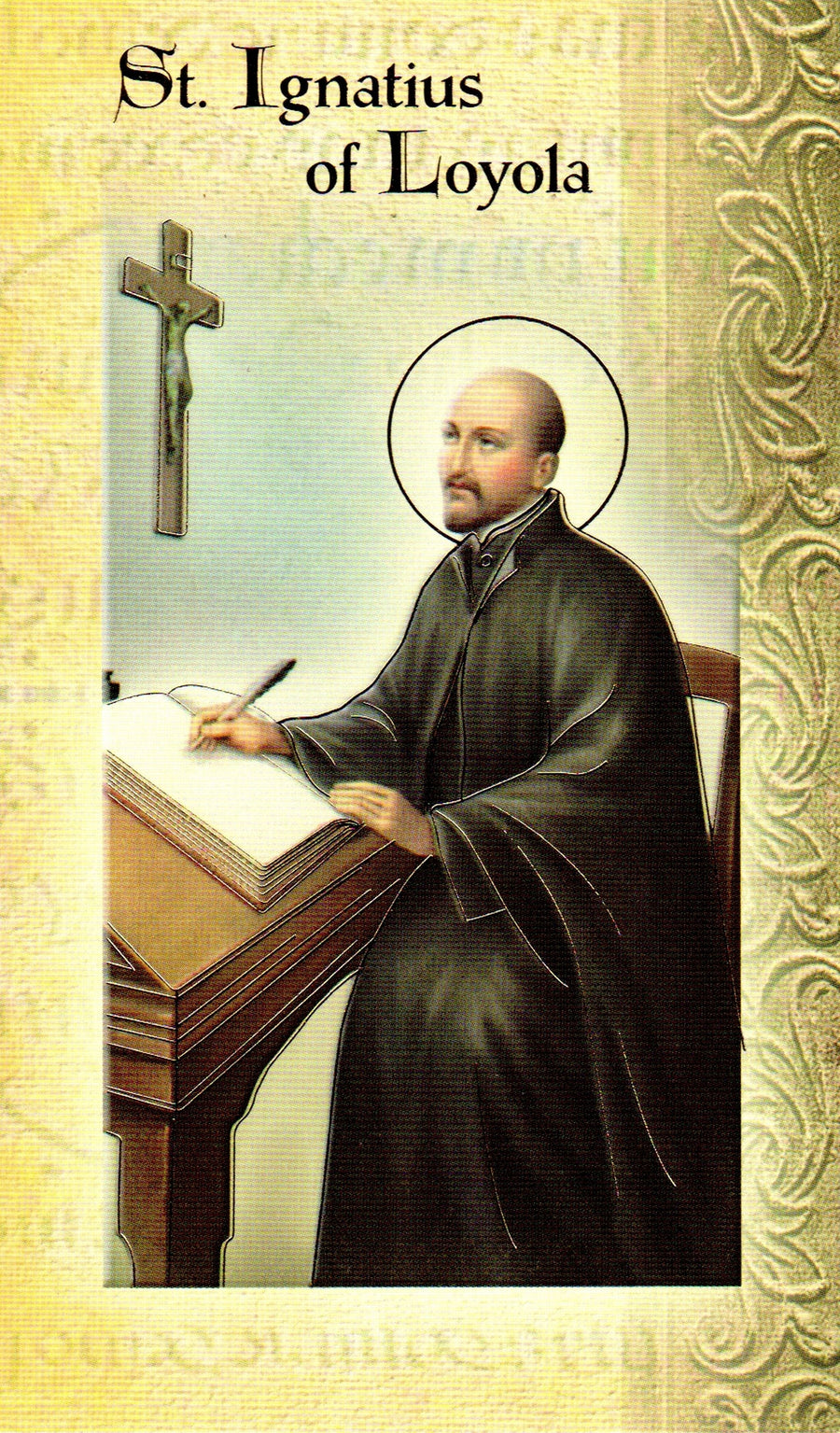 Prayer Card & Biography - St Ignatius of Loyola – Cardinal Newman Faith ...