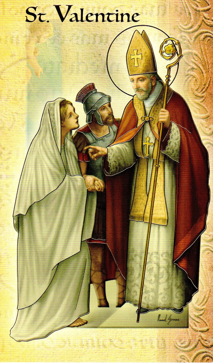Prayer Card & Biography - St Valentine – Cardinal Newman Faith ...