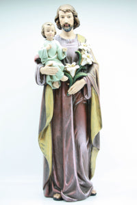Statue - St Joseph Carrying the Child Jesus 150mm