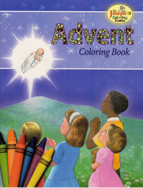 Colouring Book about Advent