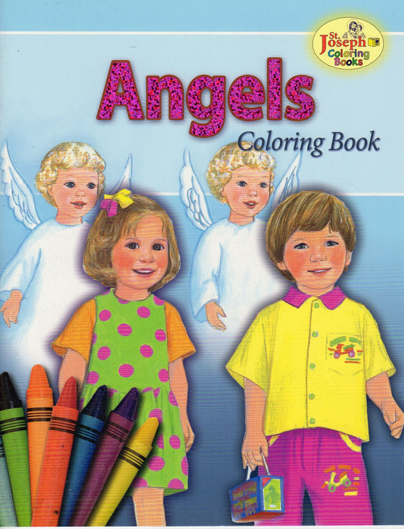 About Angels Colouring Book