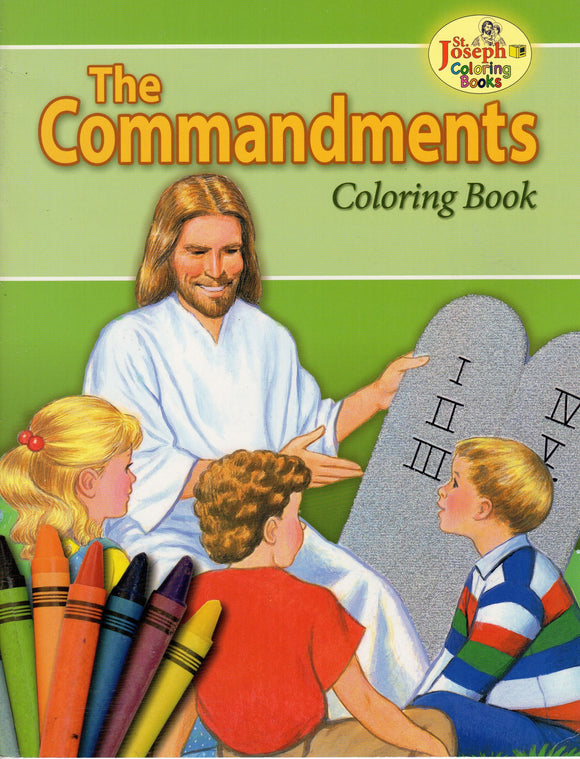 Colouring Book about The Ten Commandments