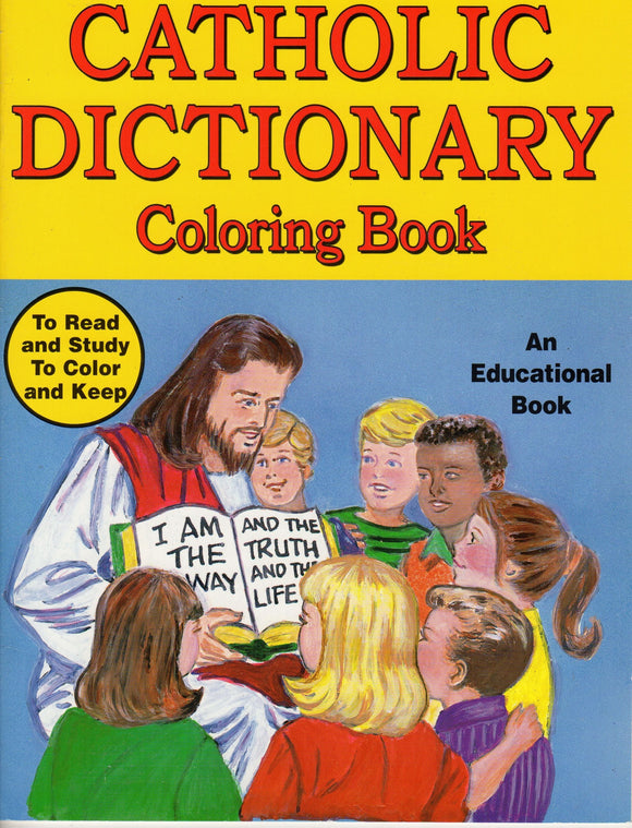 Catholic Dictionary Colouring Book