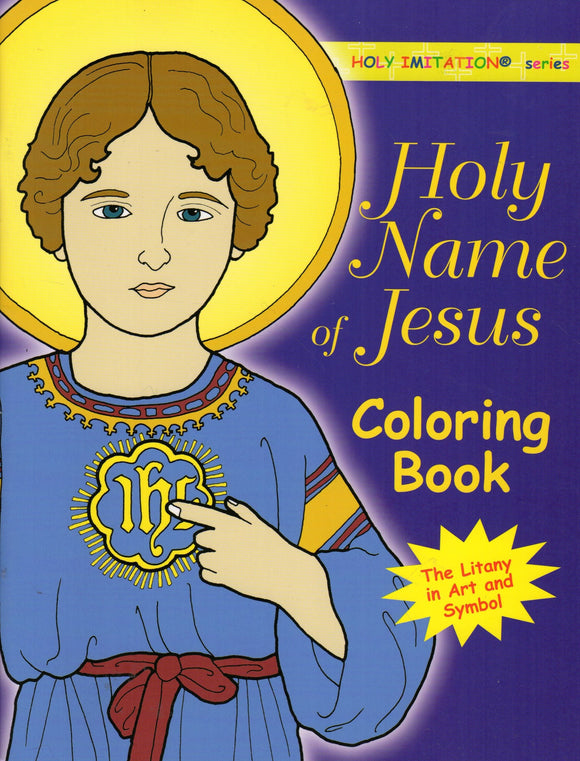 Holy Name of Jesus Colouring Book