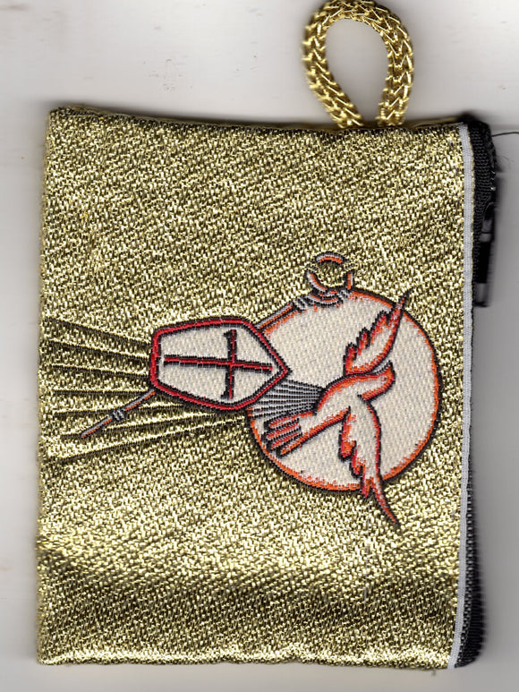 Rosary Purse - Confirmation Dove Gold