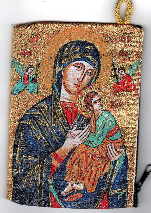 Rosary Purse - Our Lady of Perpetual Help 14.5x9.5mm