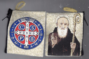 Rosary Purse - St Benedict Small