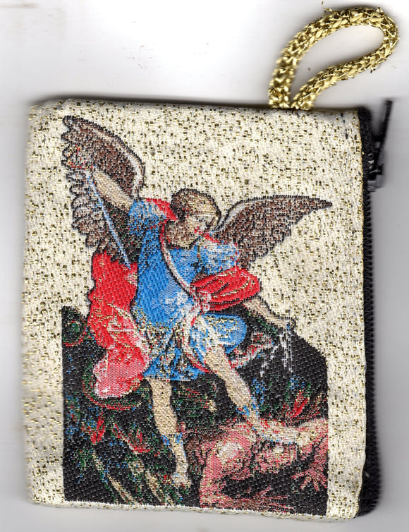 Rosary Purse - St Michael Small