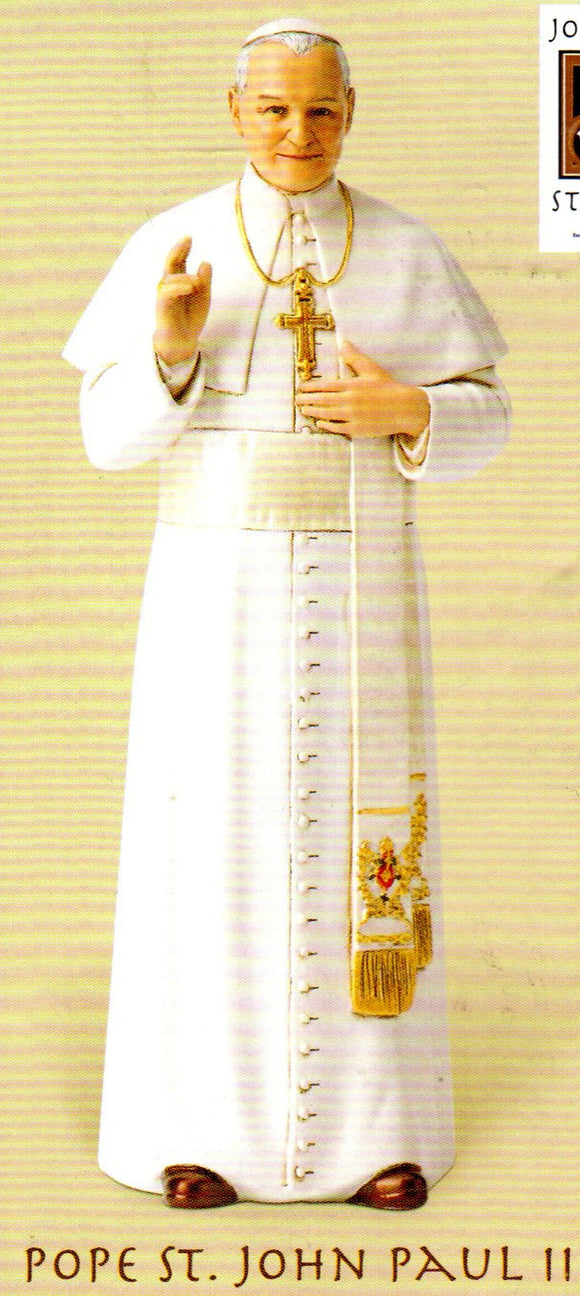Statue - Pope St John Paul II 150mm
