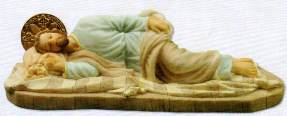 Statue - Sleeping St Joseph 125mm Veronese