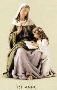 Statue - St Anne and Child Mary 75mm